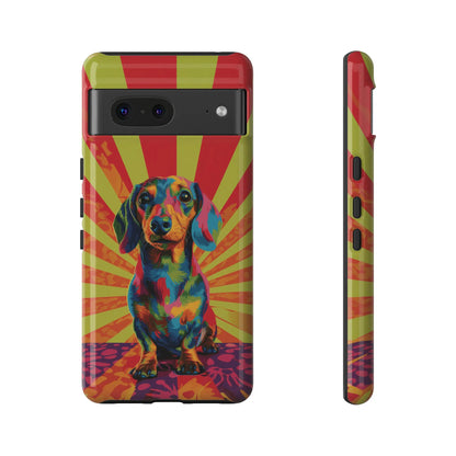 Psychedelic Pup: Vibrant Dachshund | Tough Case