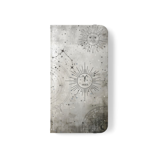 Aries Zodiac Phone Case with Card Holder