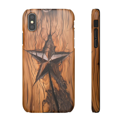 Charred Lone Star | Snap Case