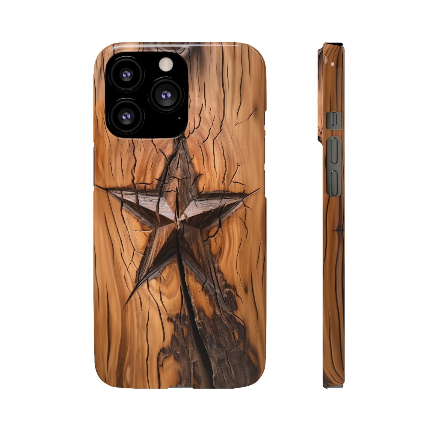 Charred Lone Star | Snap Case