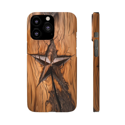 Charred Lone Star | Snap Case