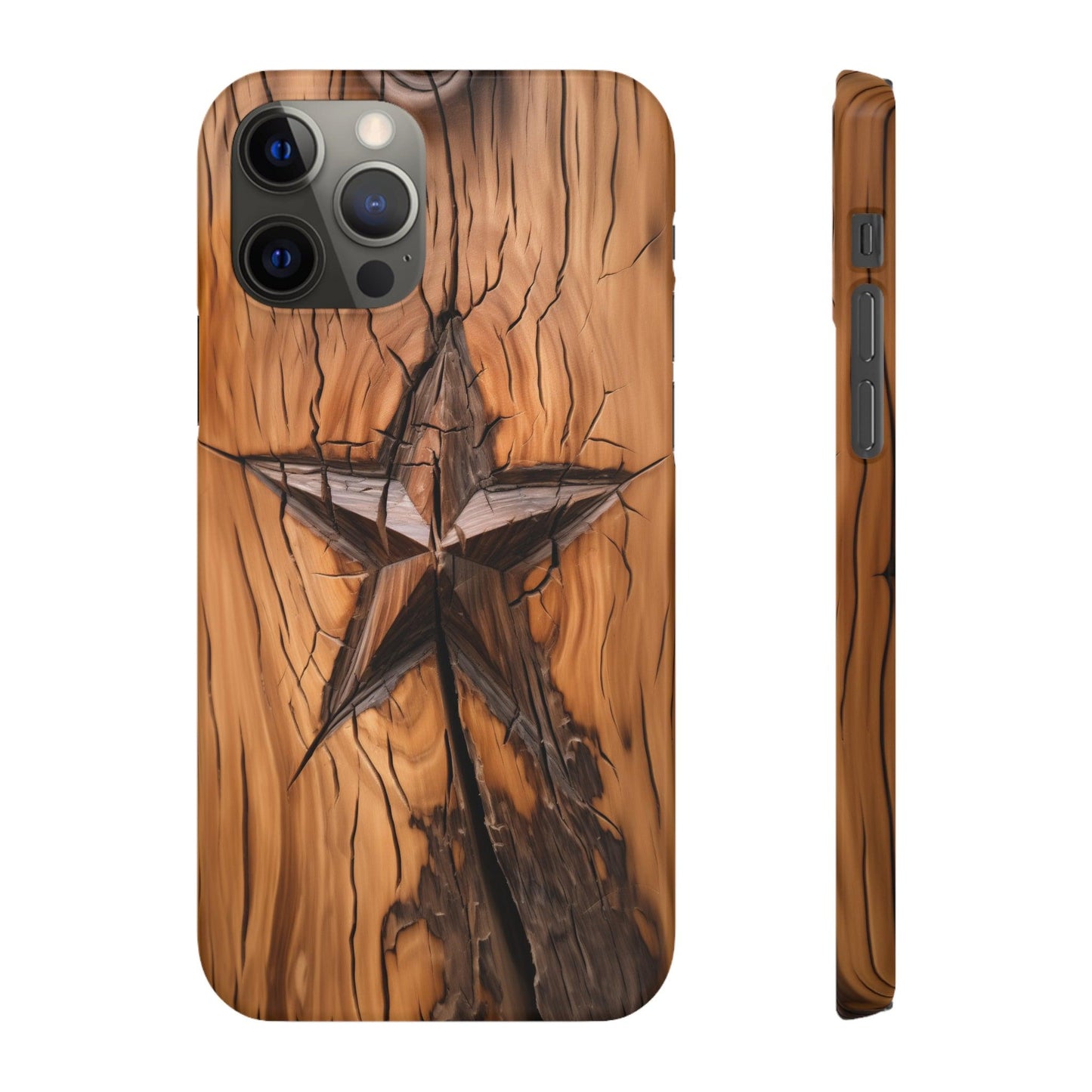 Charred Lone Star | Snap Case