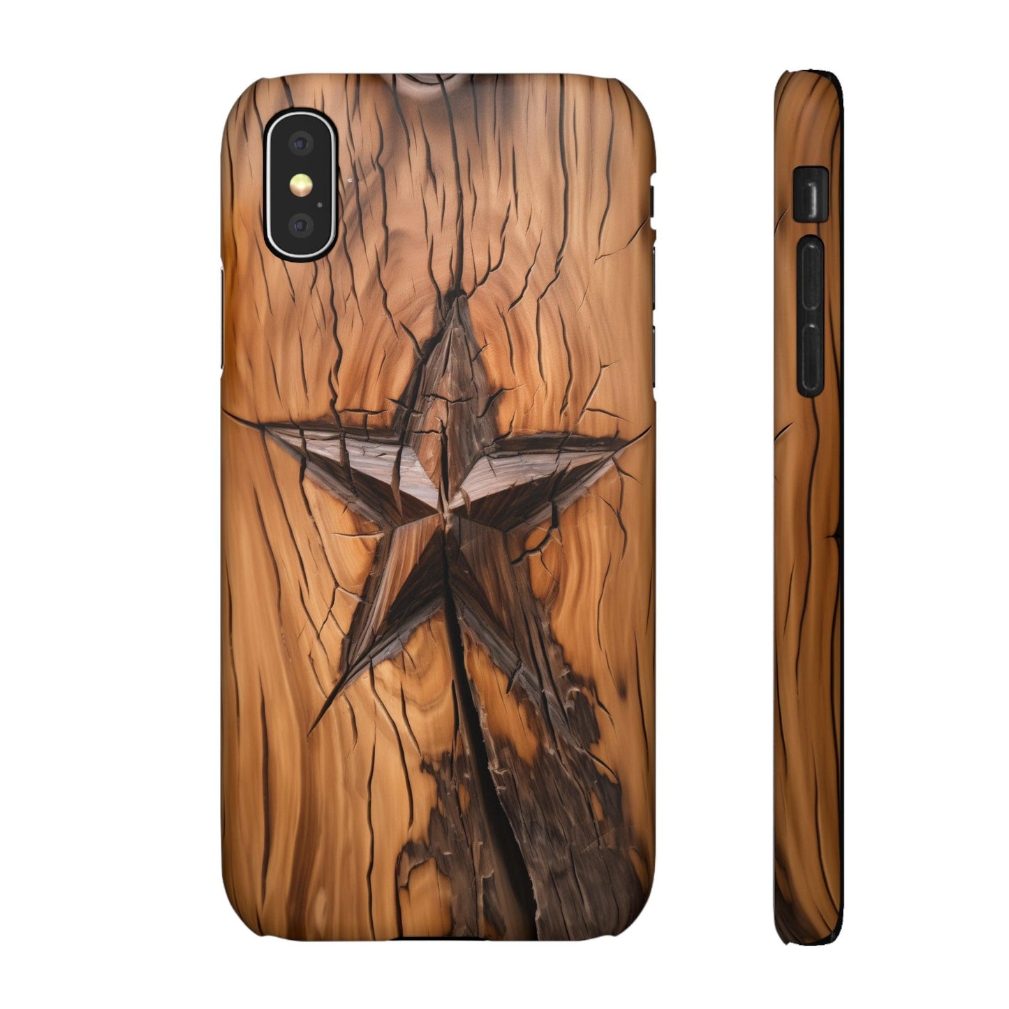 Charred Lone Star | Snap Case