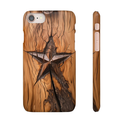 Charred Lone Star | Snap Case