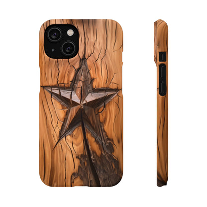 Charred Lone Star | Snap Case