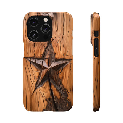 Charred Lone Star | Snap Case