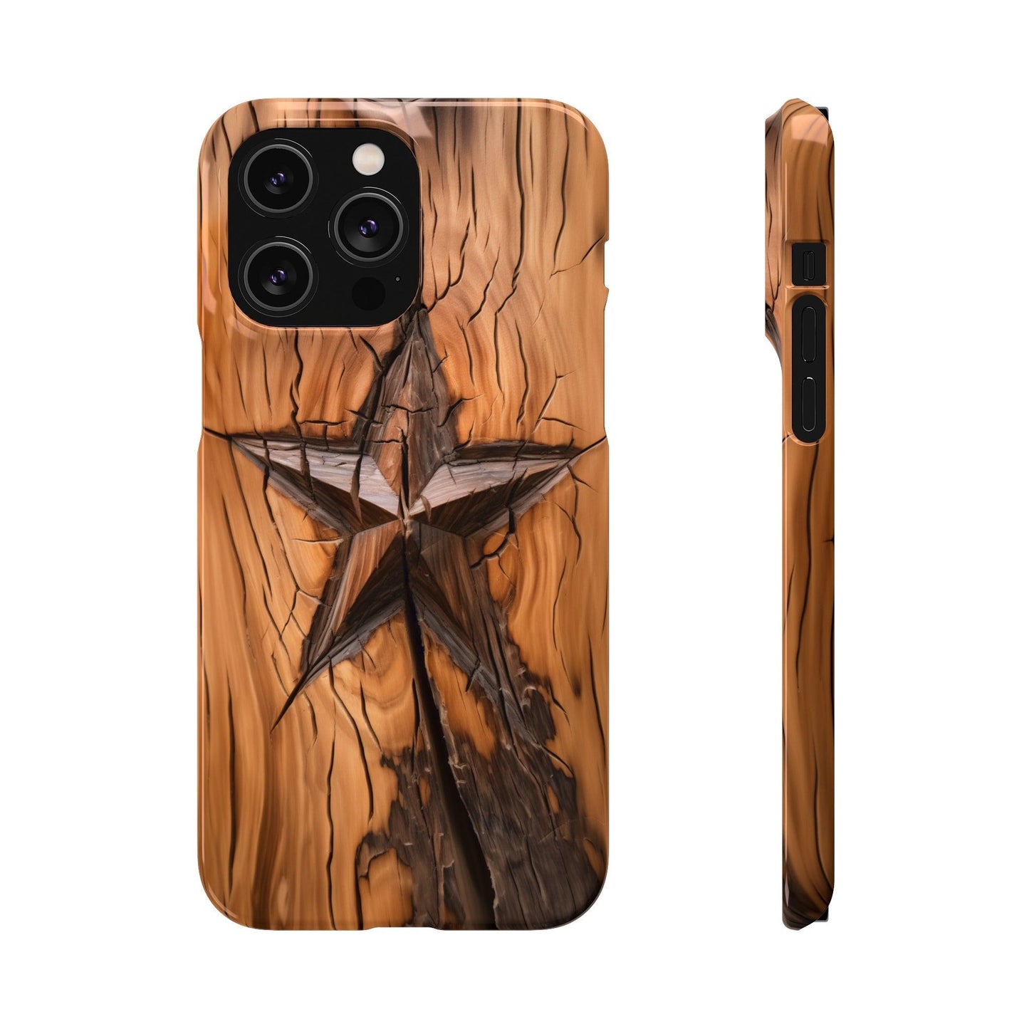 Charred Lone Star | Snap Case