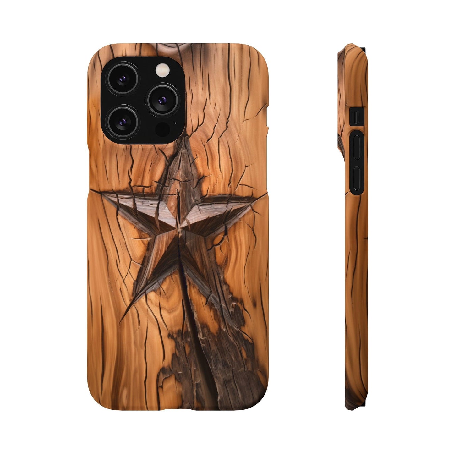 Charred Lone Star | Snap Case