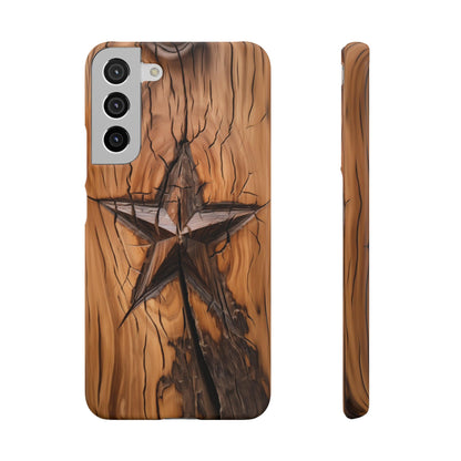 Charred Lone Star | Snap Case