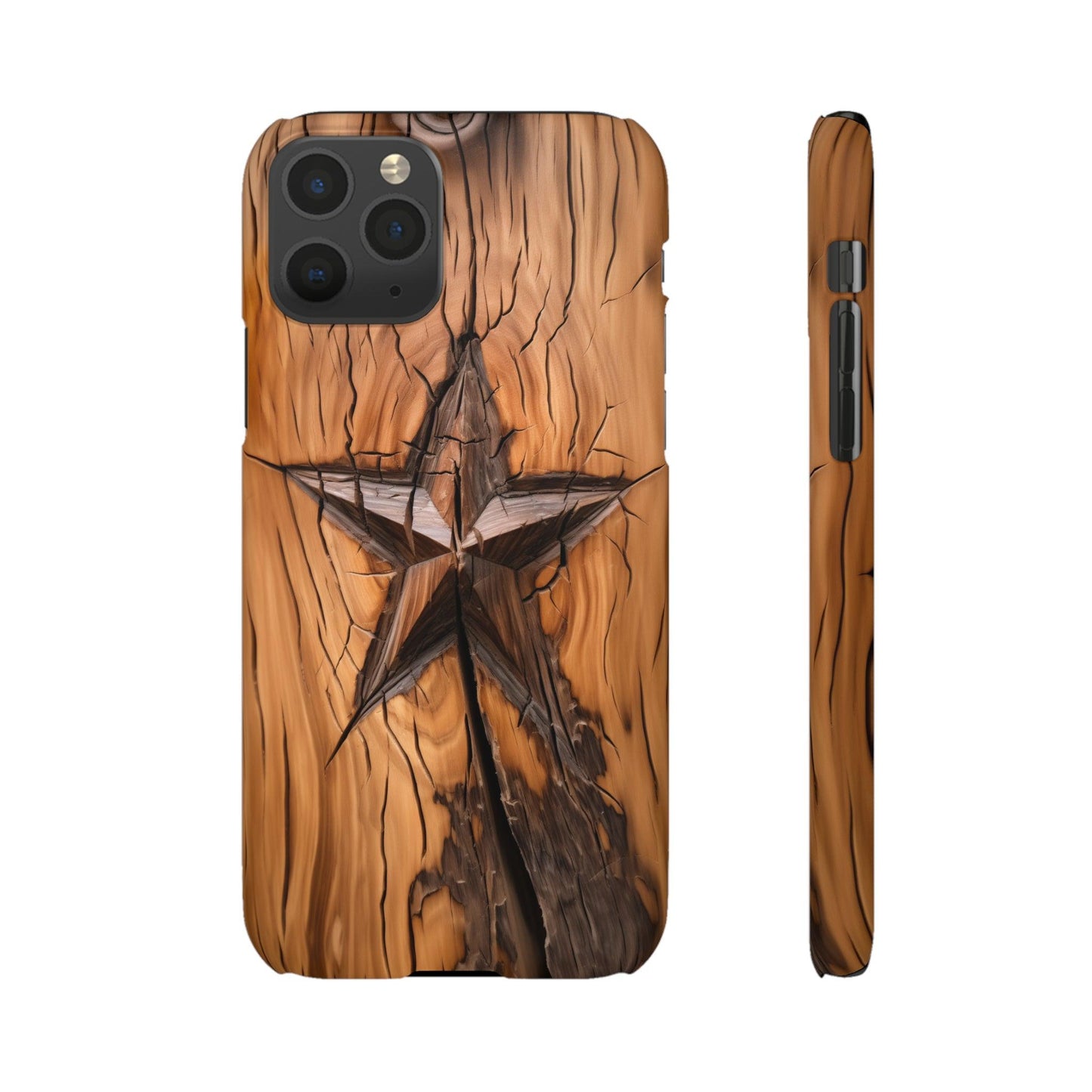 Charred Lone Star | Snap Case