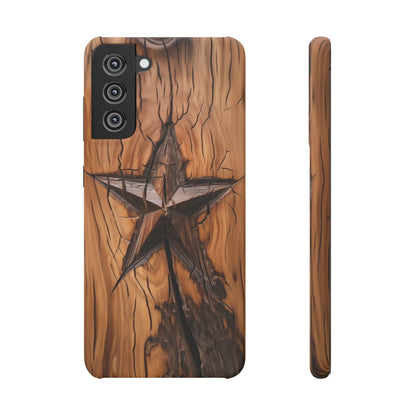 Charred Lone Star | Snap Case