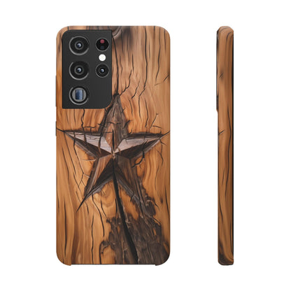 Charred Lone Star | Snap Case