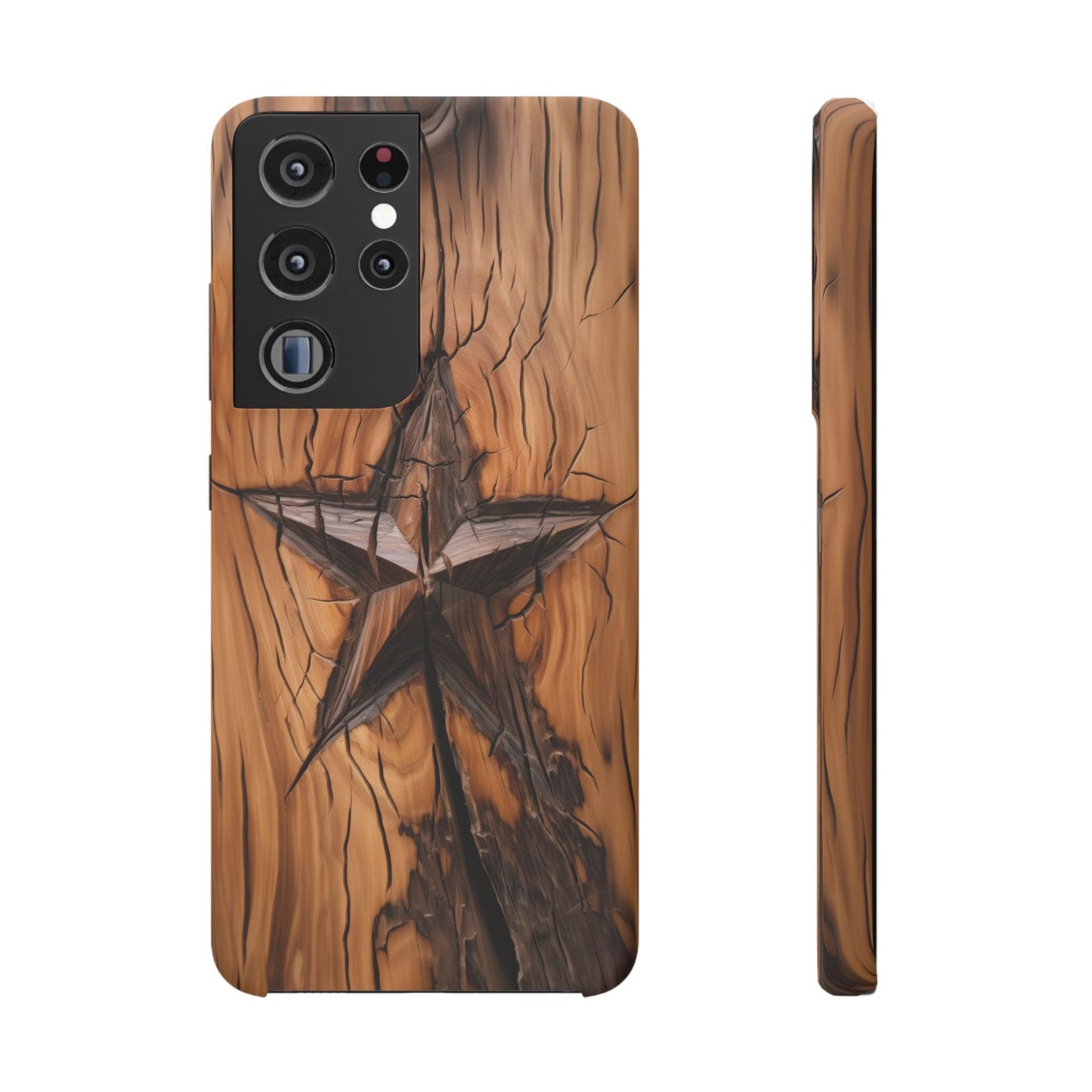 Charred Lone Star | Snap Case