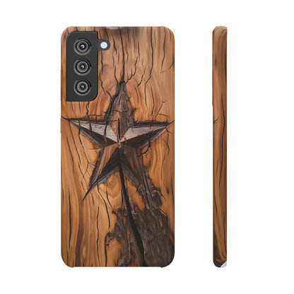 Charred Lone Star | Snap Case