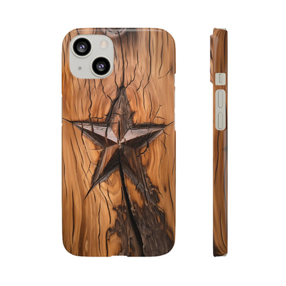 Charred Lone Star | Snap Case