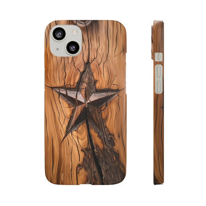 Charred Lone Star | Snap Case