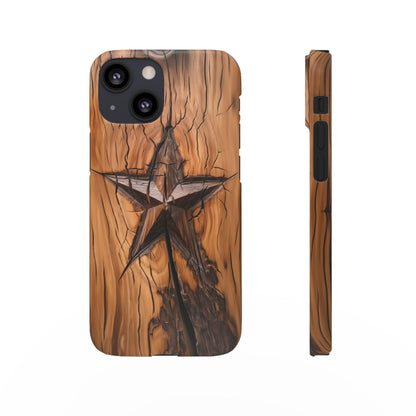 Charred Lone Star | Snap Case