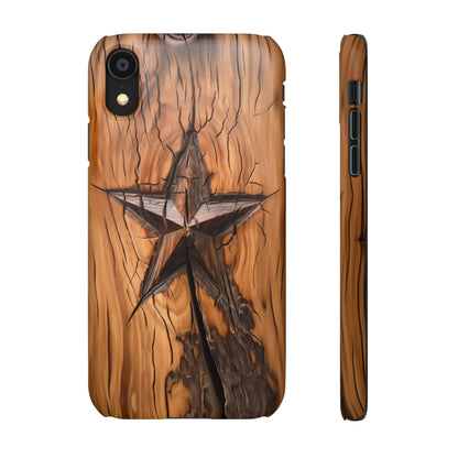 Charred Lone Star | Snap Case