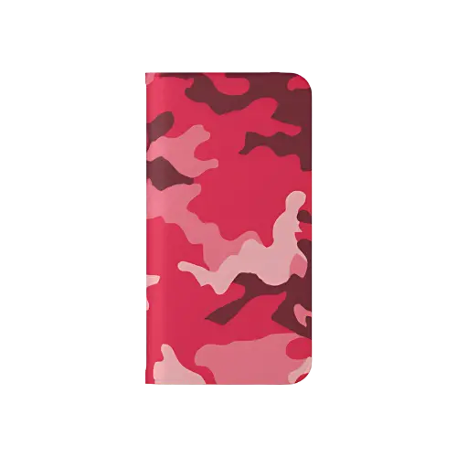 Cherry Camouflage Wallet Phone Case