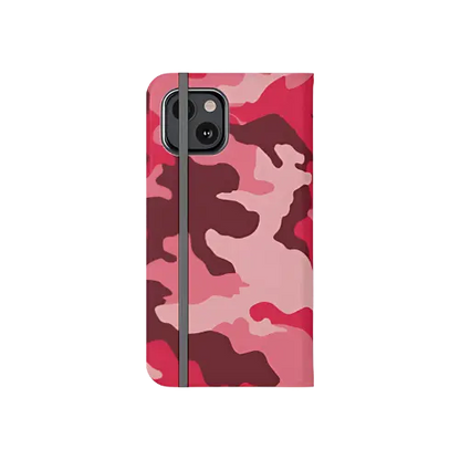 Cherry Camouflage Wallet Phone Case