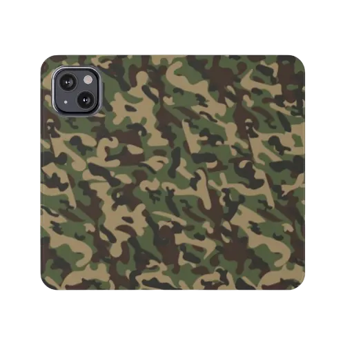 Combat Camouflage Wallet Phone Case