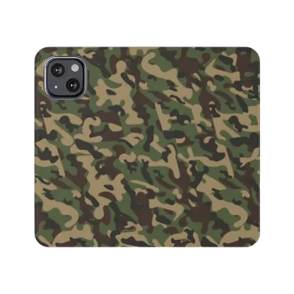 Combat Camouflage Wallet Phone Case