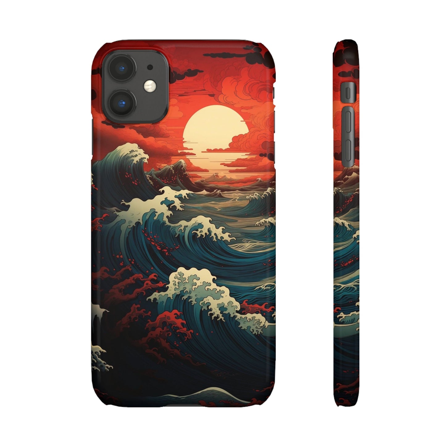 Crimson Wave | Snap Case