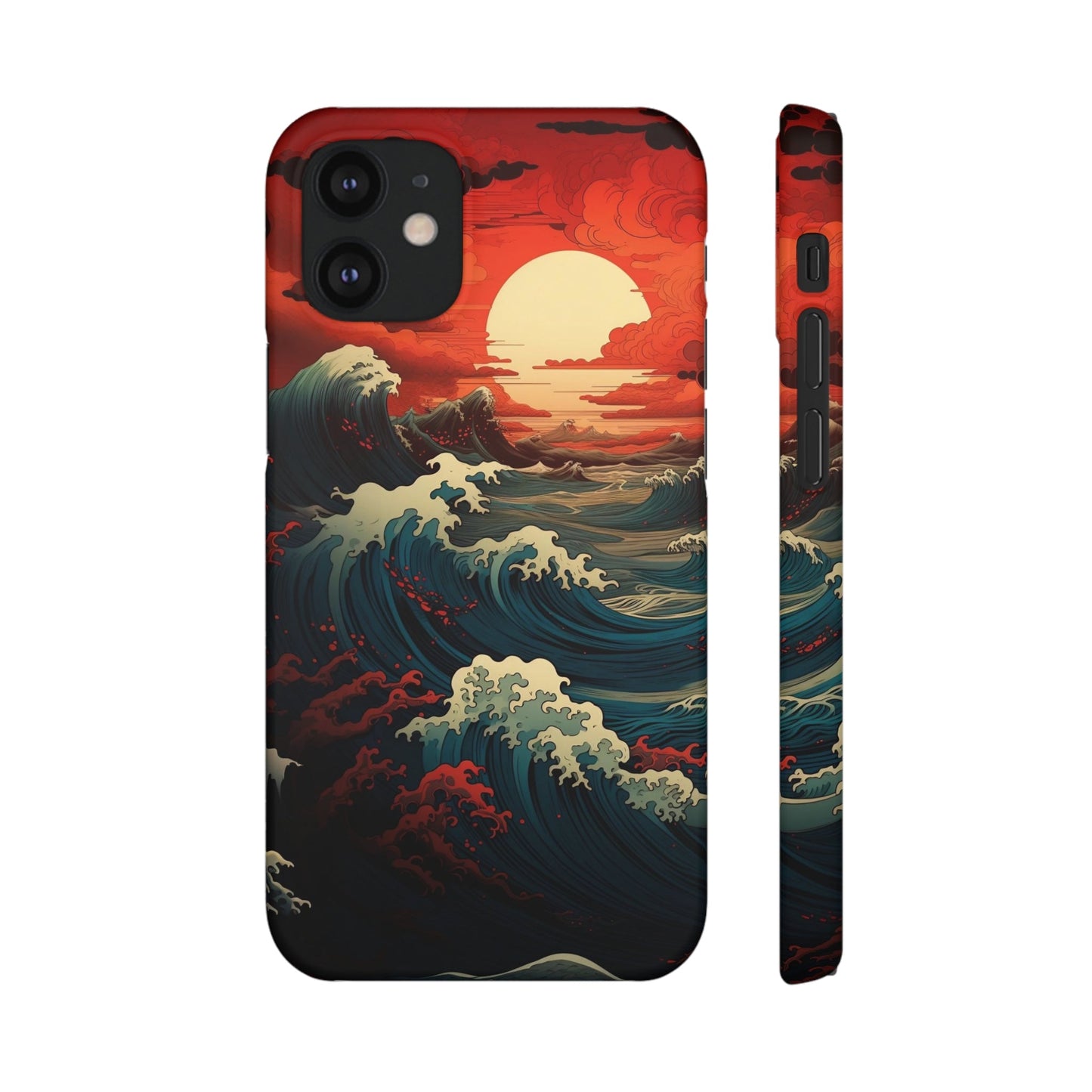 Crimson Wave | Snap Case