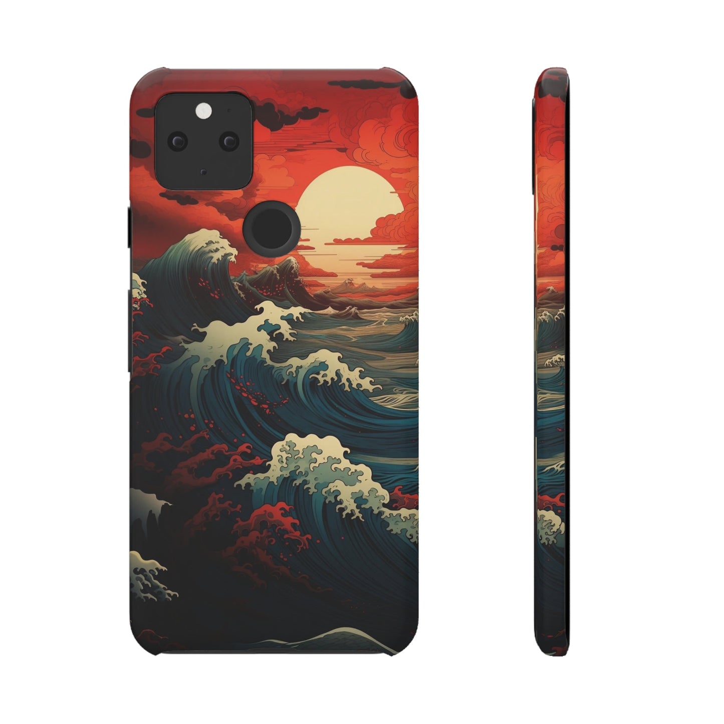 Crimson Wave | Snap Case