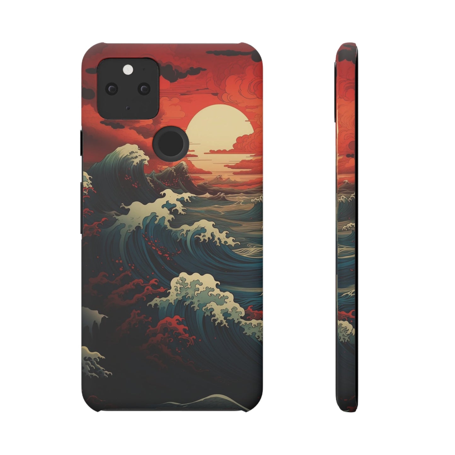 Crimson Wave | Snap Case