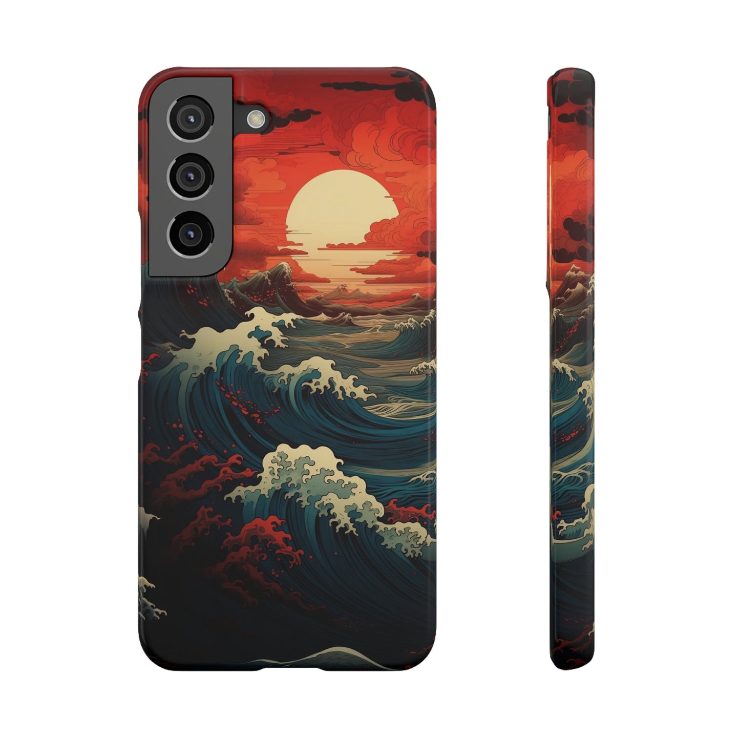 Crimson Wave | Snap Case