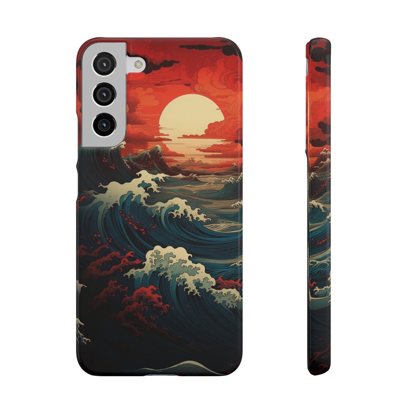 Crimson Wave | Snap Case