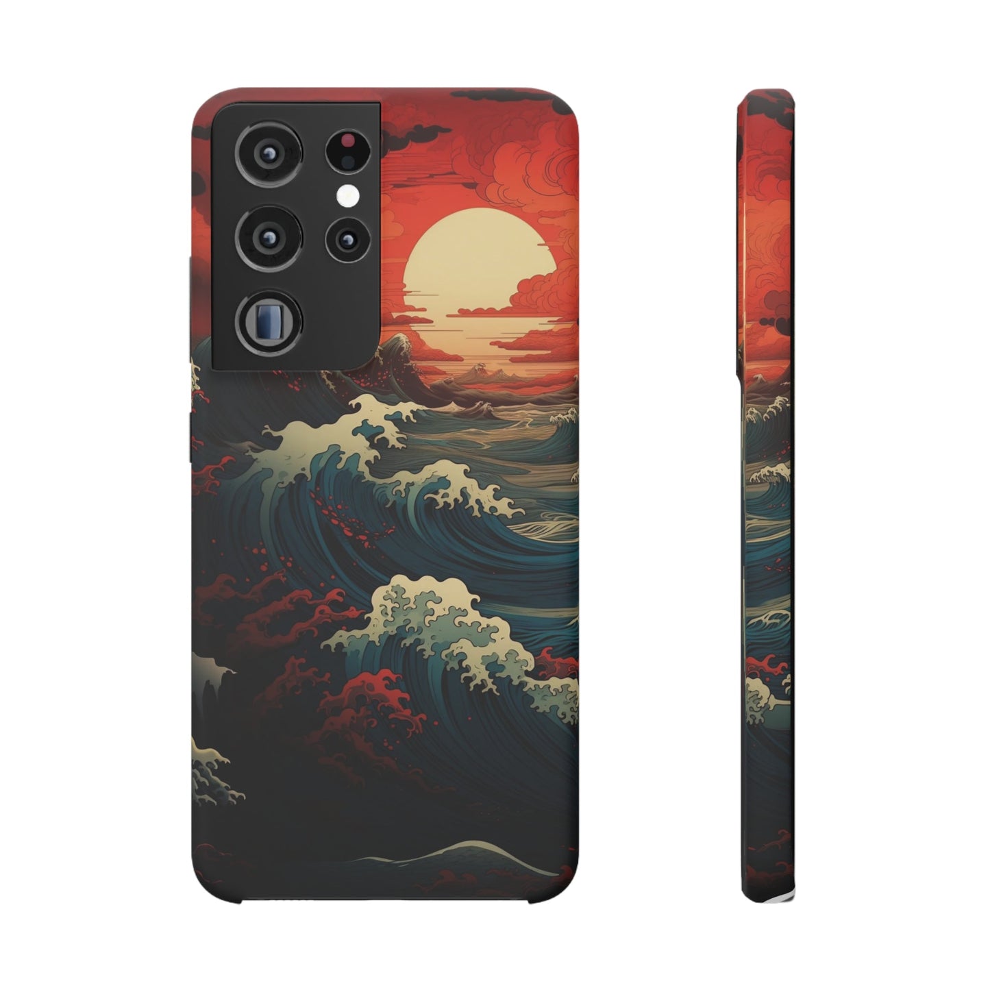 Crimson Wave | Snap Case