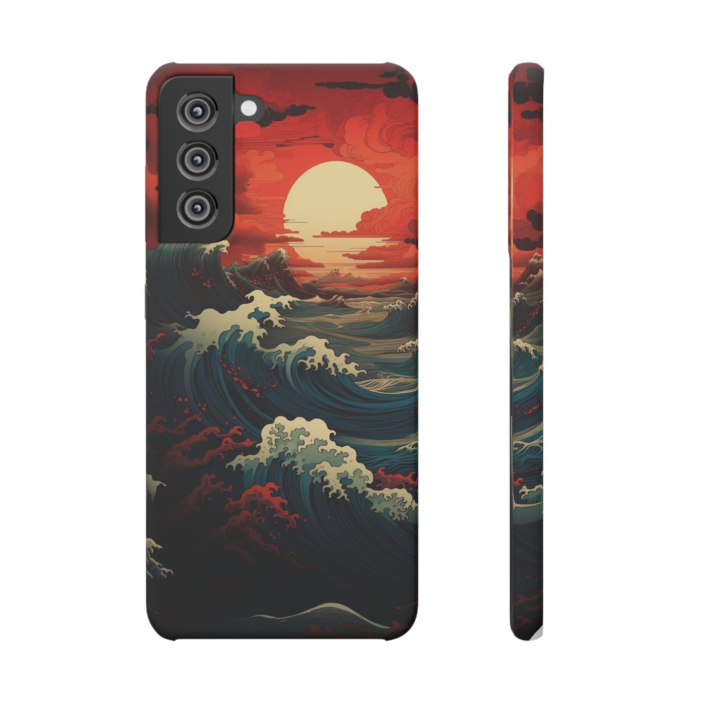 Crimson Wave | Snap Case