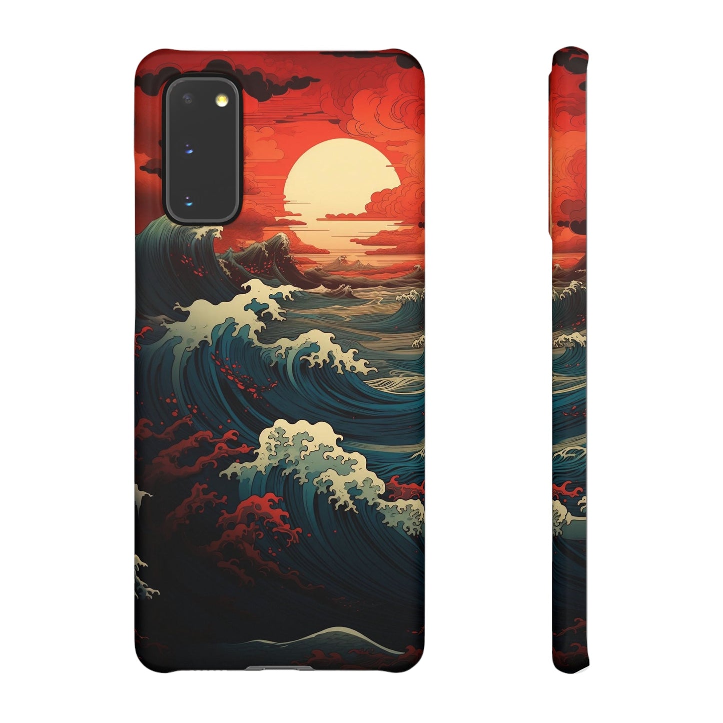 Crimson Wave | Snap Case