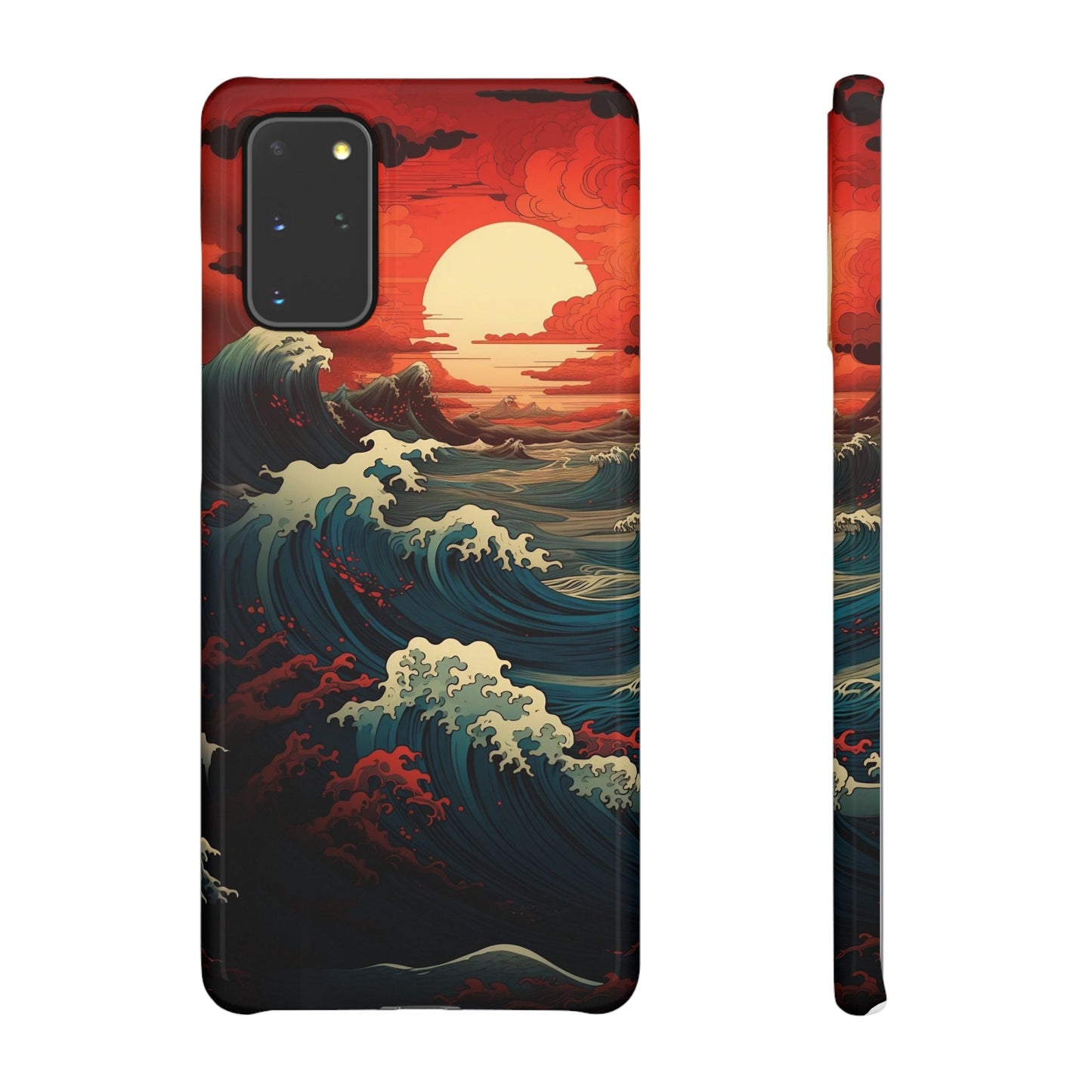 Crimson Wave | Snap Case