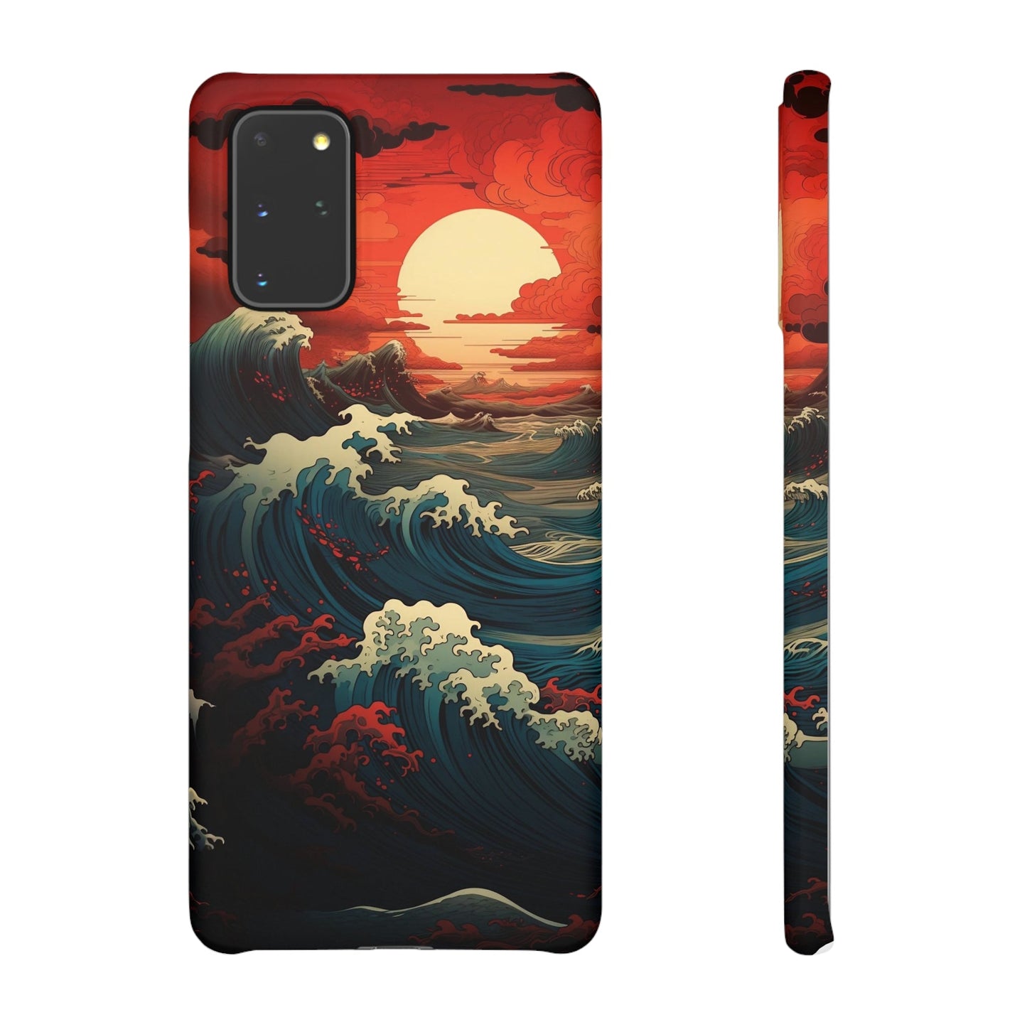 Crimson Wave | Snap Case