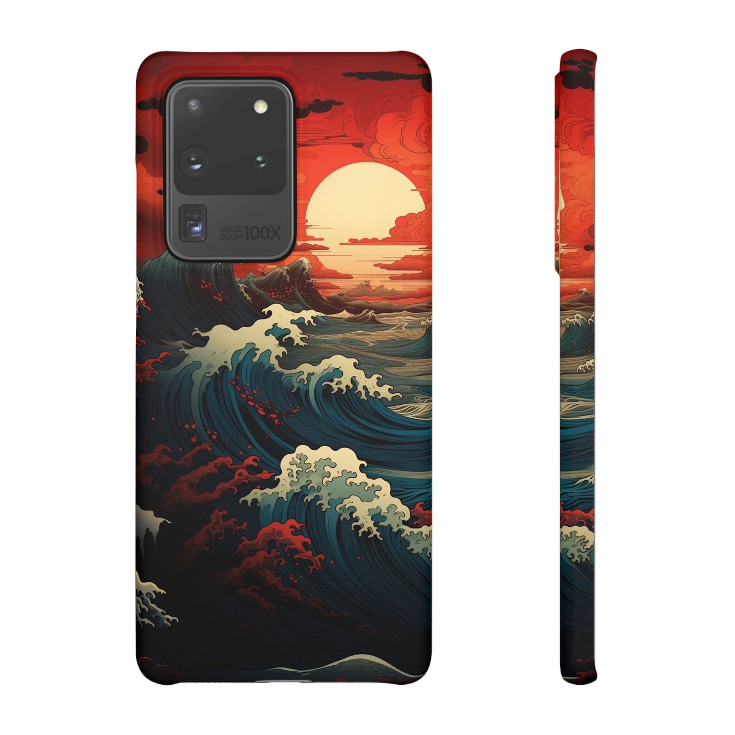 Crimson Wave | Snap Case