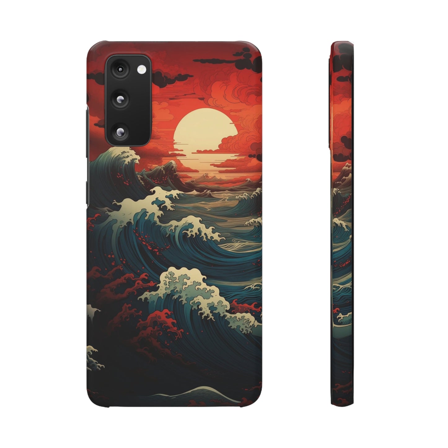 Crimson Wave | Snap Case