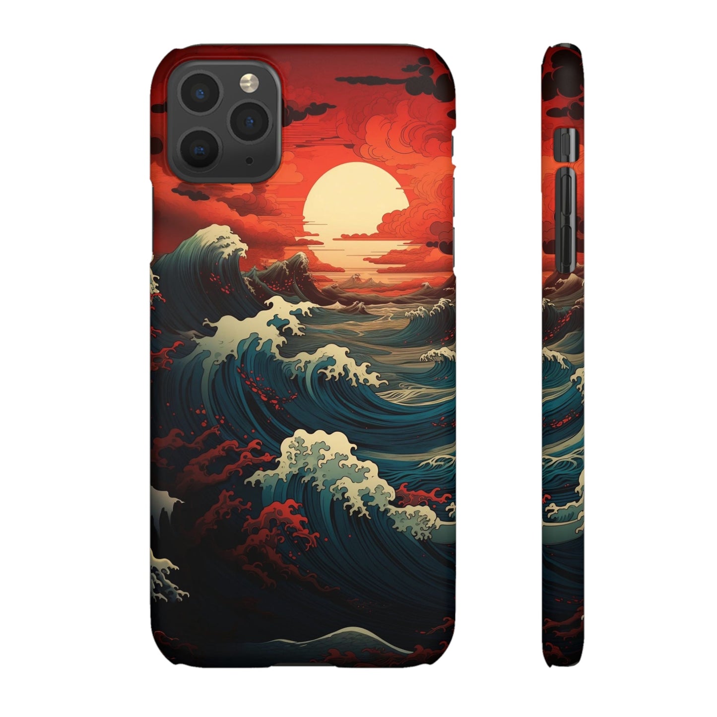 Crimson Wave | Snap Case