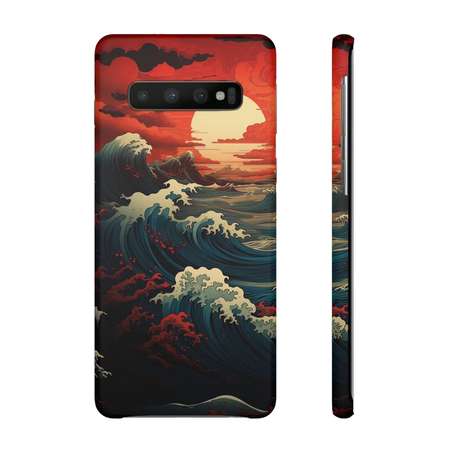 Crimson Wave | Snap Case