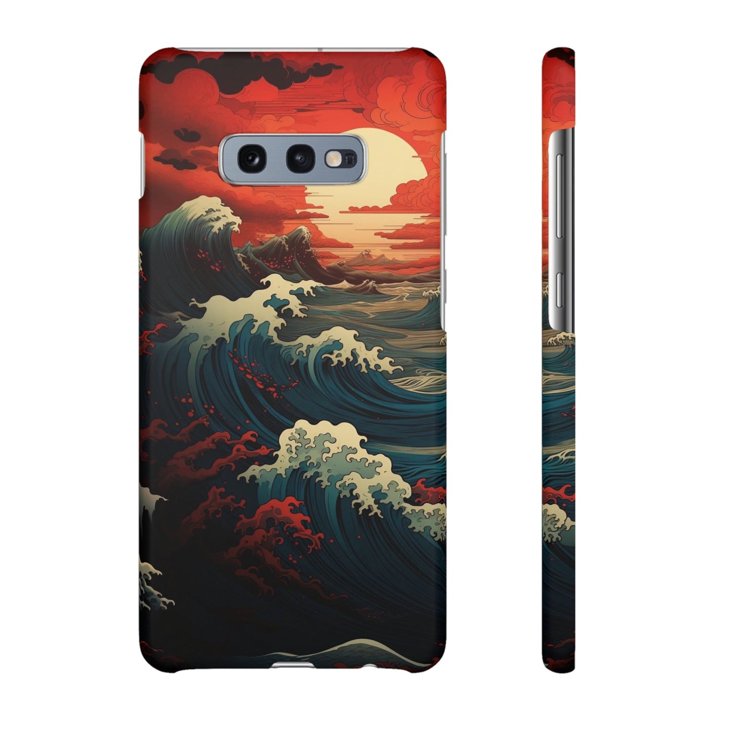 Crimson Wave | Snap Case