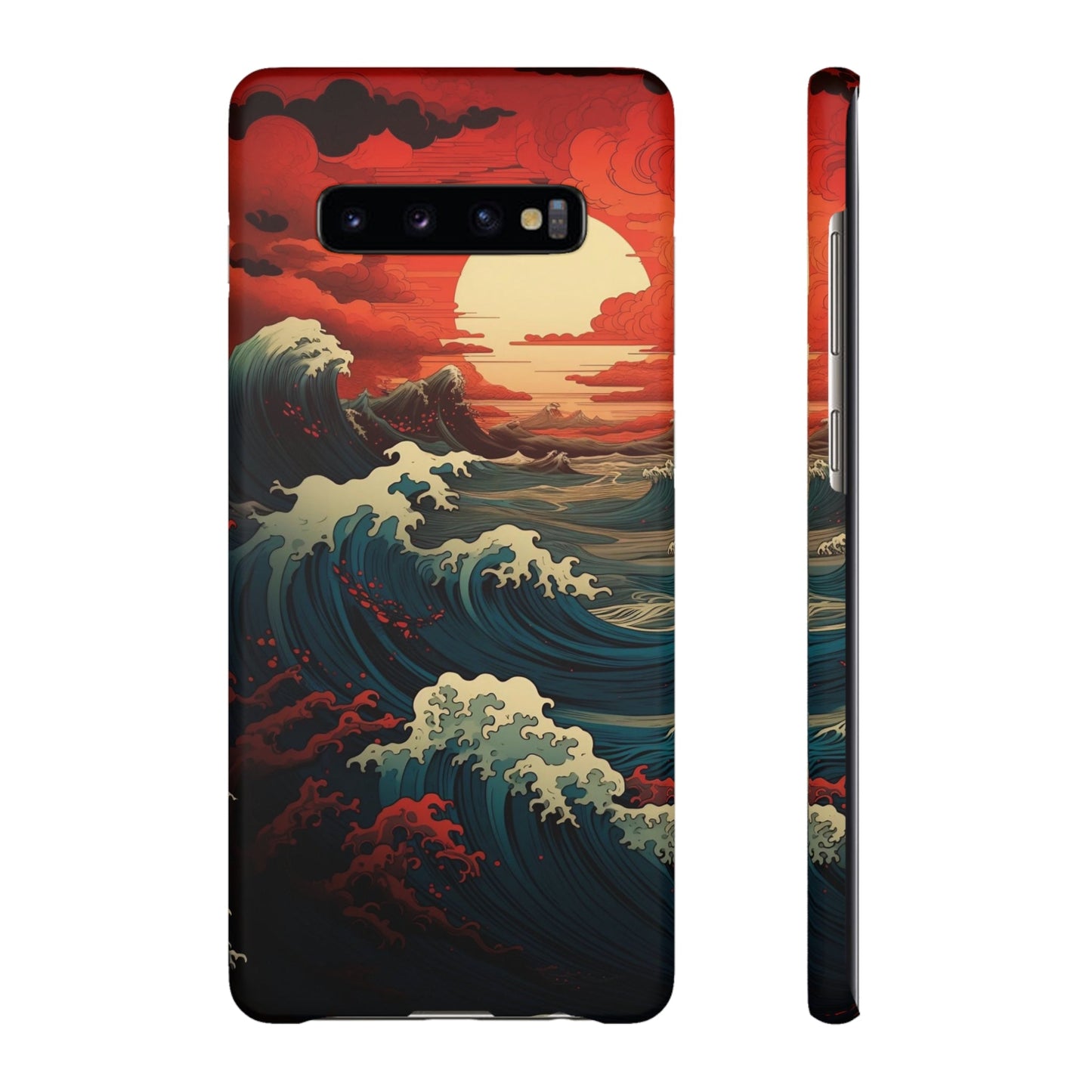 Crimson Wave | Snap Case