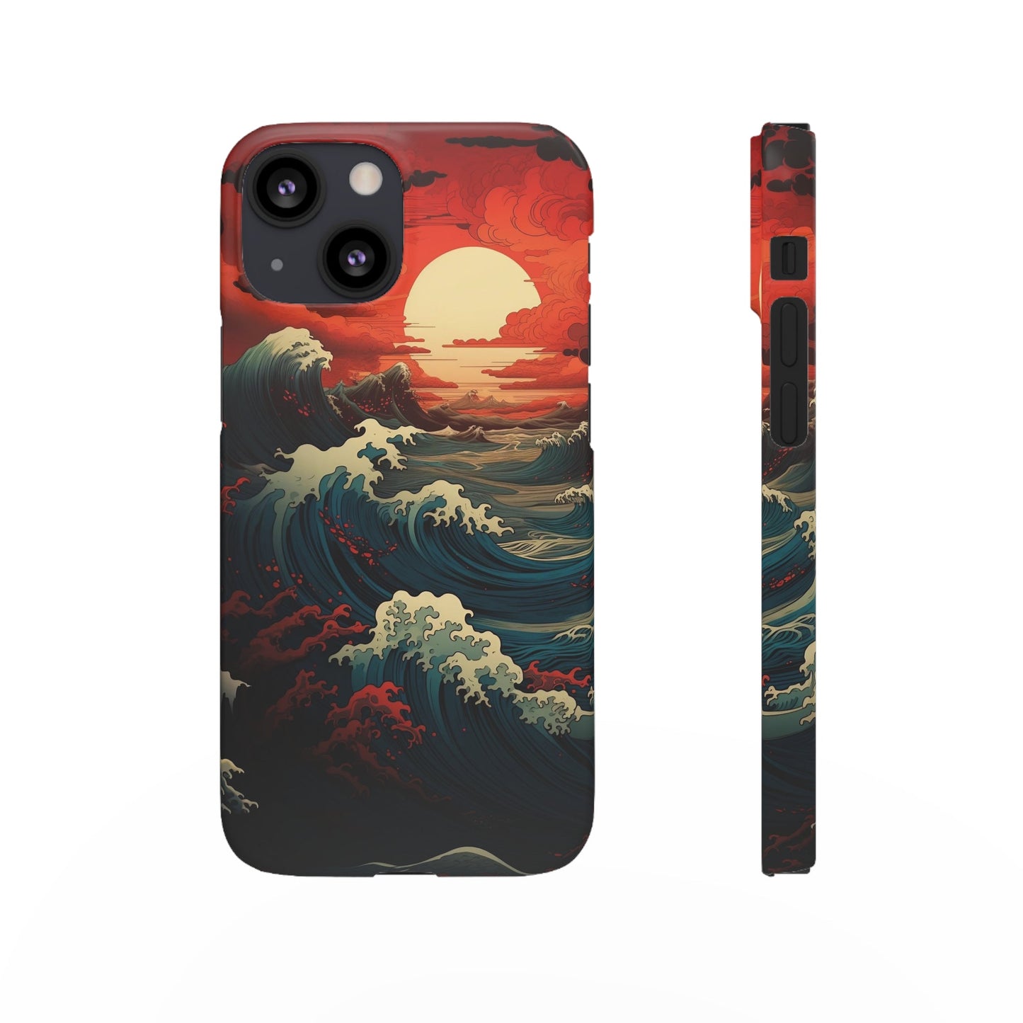 Crimson Wave | Snap Case