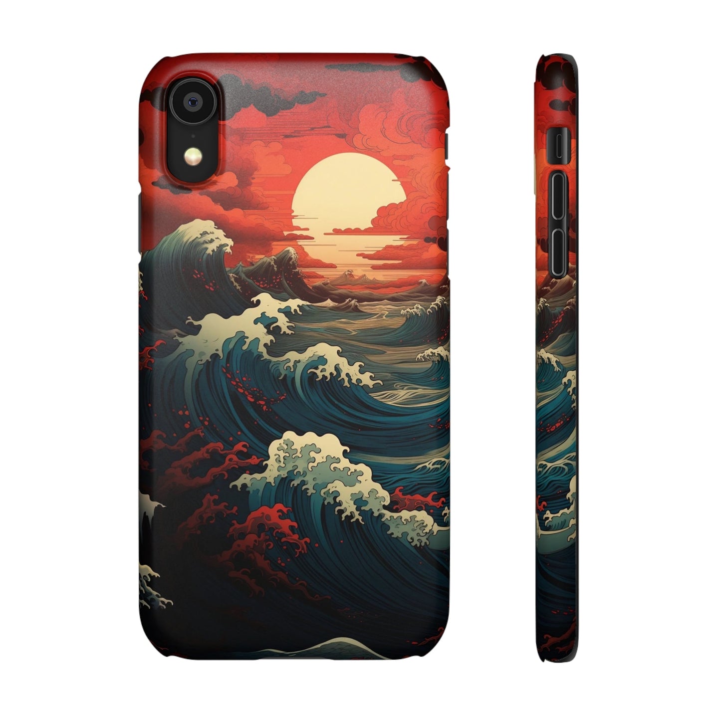 Crimson Wave | Snap Case