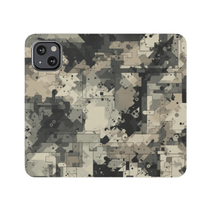 Cyber Camouflage Wallet Phone Case