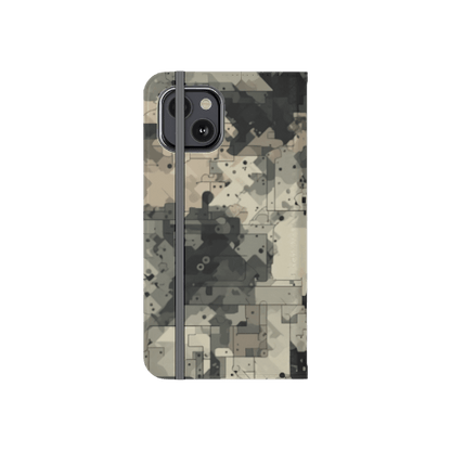 Cyber Camouflage Wallet Phone Case