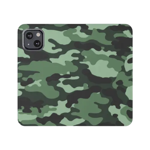 Forest Camouflage Wallet Phone Case