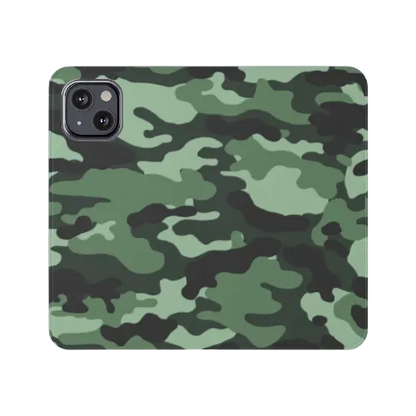 Forest Camouflage Wallet Phone Case