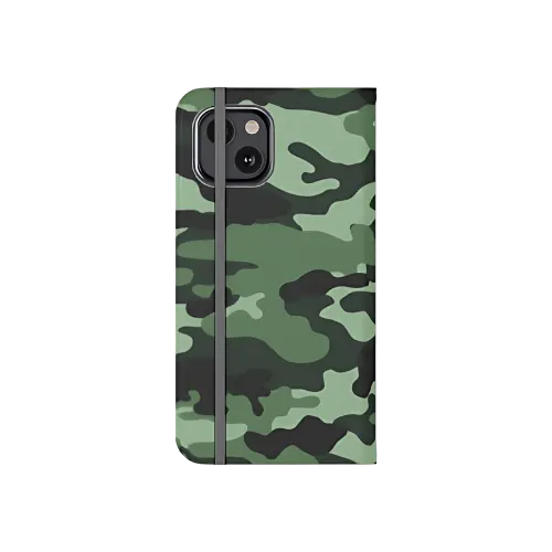 Forest Camouflage Wallet Phone Case